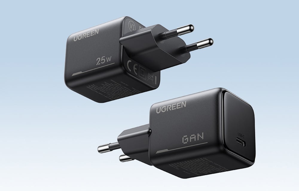 X517 25W USB-C GaN hálózati töltőadapter + 1m USB-C/USB-C kábel UGREEN-3