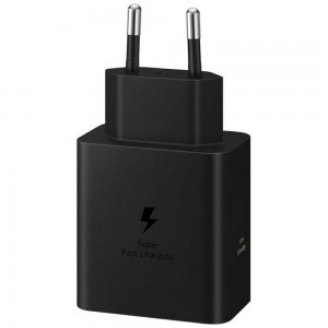 Hálózati töltő Samsung, 60W, 3A, 1 x USB-C, Fekete EP-T6010NBEGWW