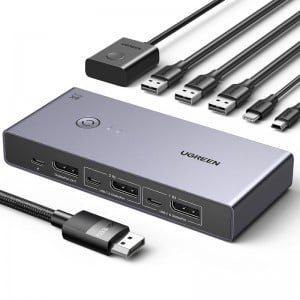 DisplayPort Switch UGREEN CM695 (25962), Fekete