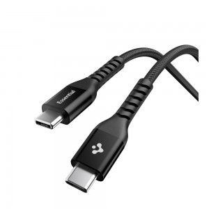 Spigen EB10010CCA Essential Type-C kábel 100w 100cm fekete