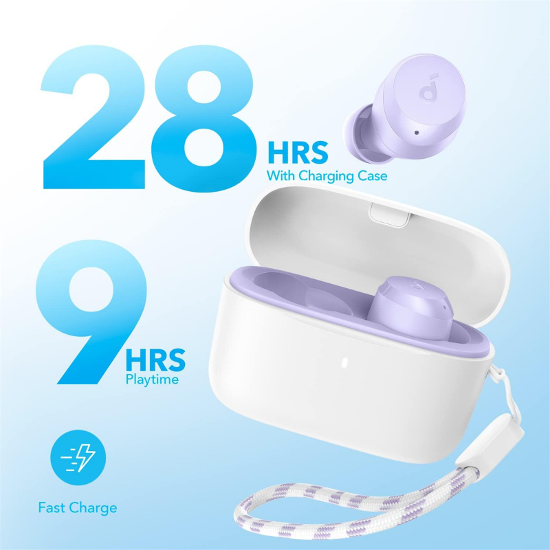 Anker SoundCore A25i, Lila Vezeték nélküli fülhallgató-2