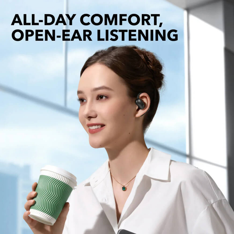 Anker SoundCore AeroFit 2, Fekete A3874G11 Vezeték nélküli fülhallgató, bluetooth headset-5