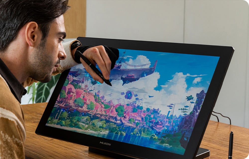 Huion Kamvas Pro 24 GEN 3 GT2402 digitalizáló tábla-7