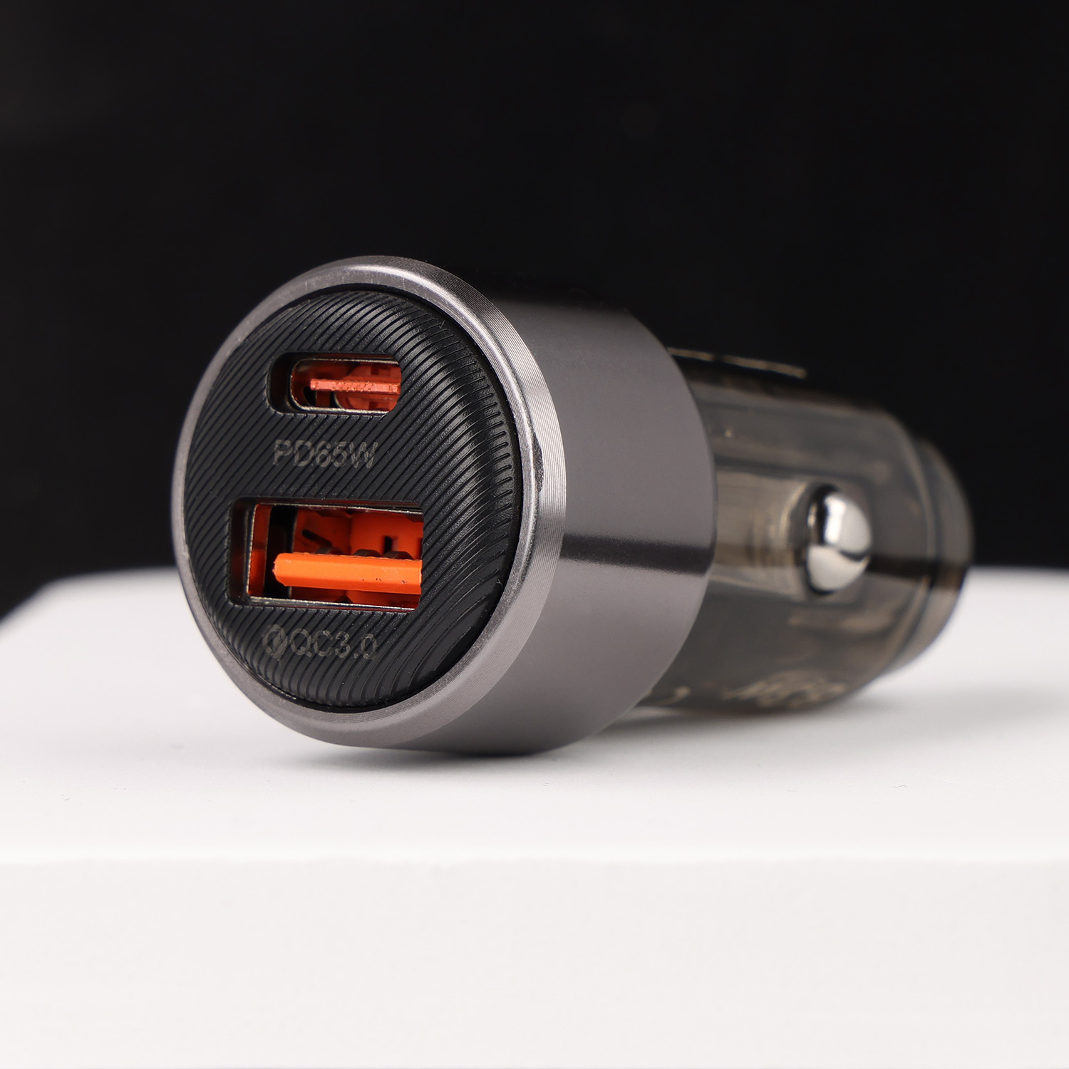 Blavec Autós töltő BS-05B-C Nitro - USB + Type C - QC 3.0 18W PD 65W Type C to Type C kábellel (CCBS05BCN-UCB) fekete-4