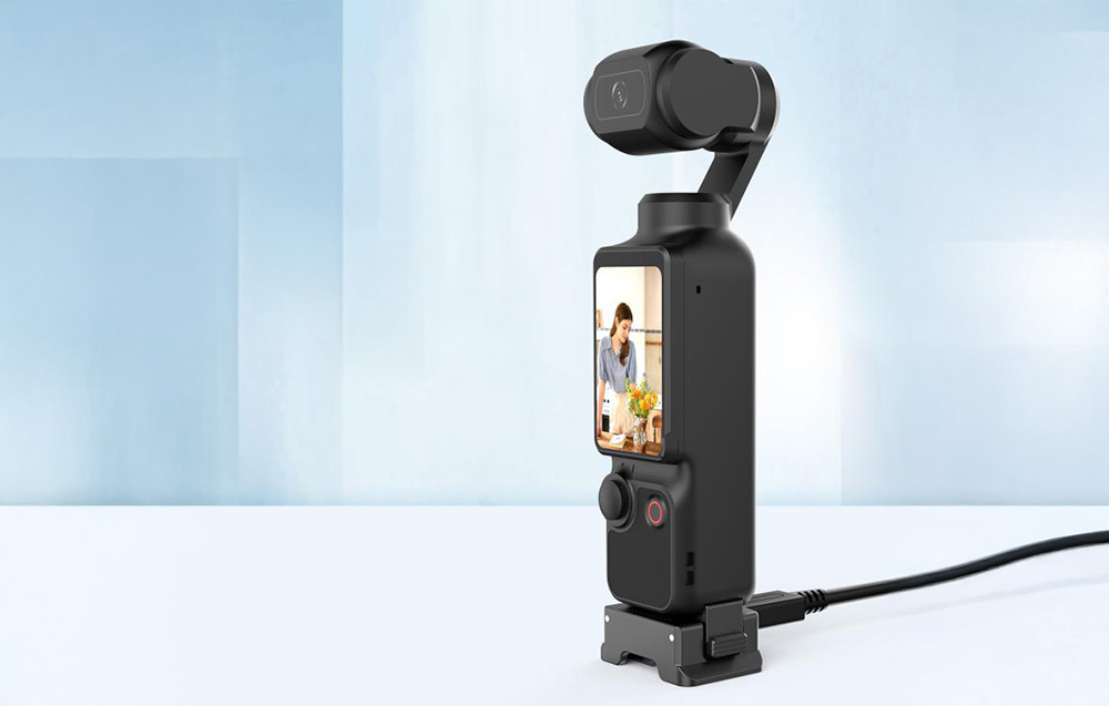 Puluz adapter gyorscsatlakozóval és töltési funkcióval a DJI Osmo Pocket 3-hoz-10