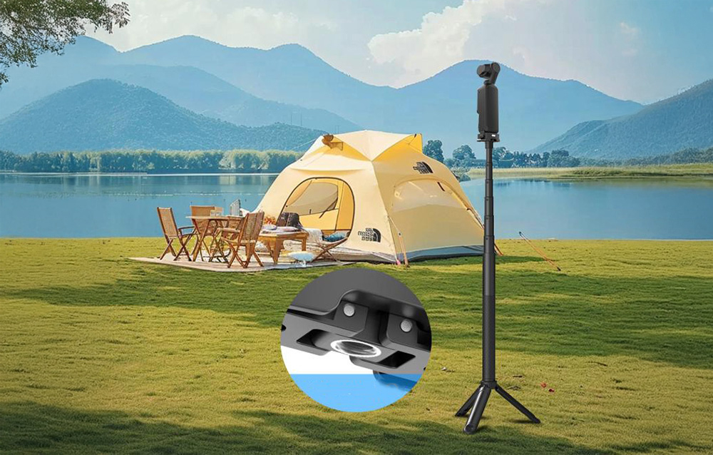Puluz adapter gyorscsatlakozóval és töltési funkcióval a DJI Osmo Pocket 3-hoz-3
