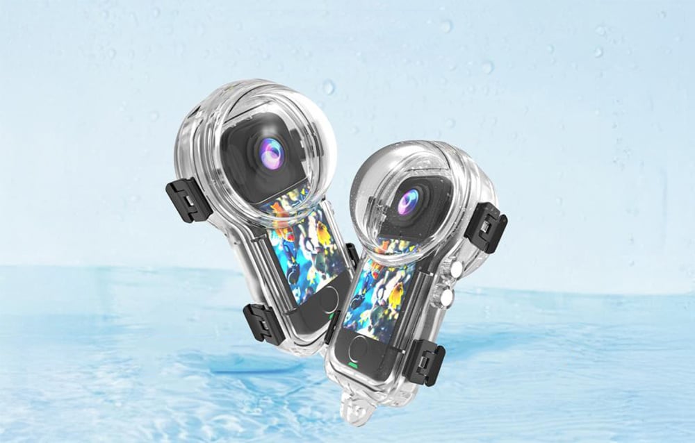 Puluz vízálló búvárház Insta360 X4 Air (akár 50m-ig)-6