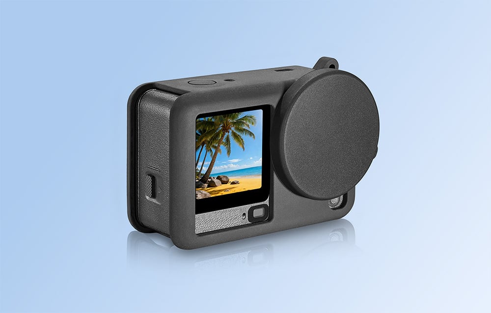 Puluz szilikon védőtok pánttal DJI Osmo Action 6-hoz tok-2