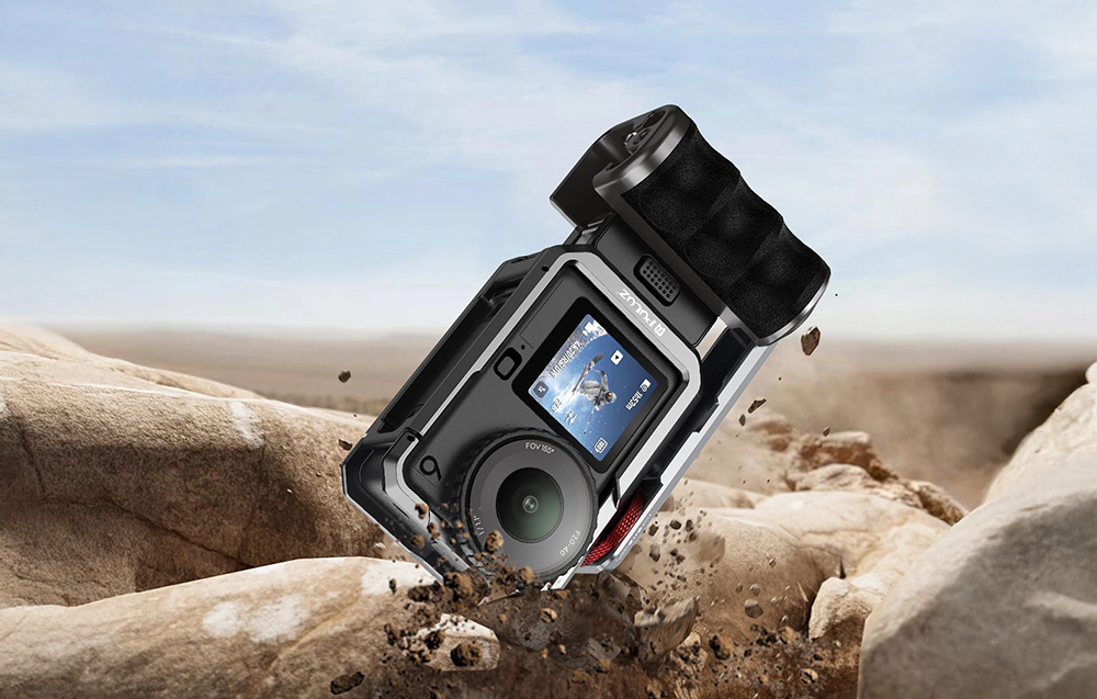 Puluz Titán bővítő ketrec fogantyúval és további csatlakozókkal DJI Osmo Action 6-hoz-2