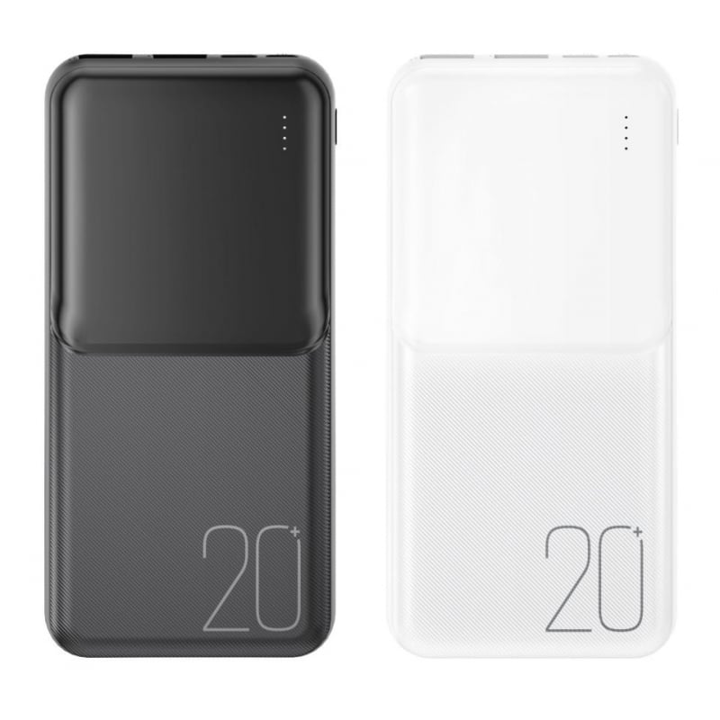 Powerbank XO DESIGN PR252, 20000mAh, 10.5W, Fekete-1
