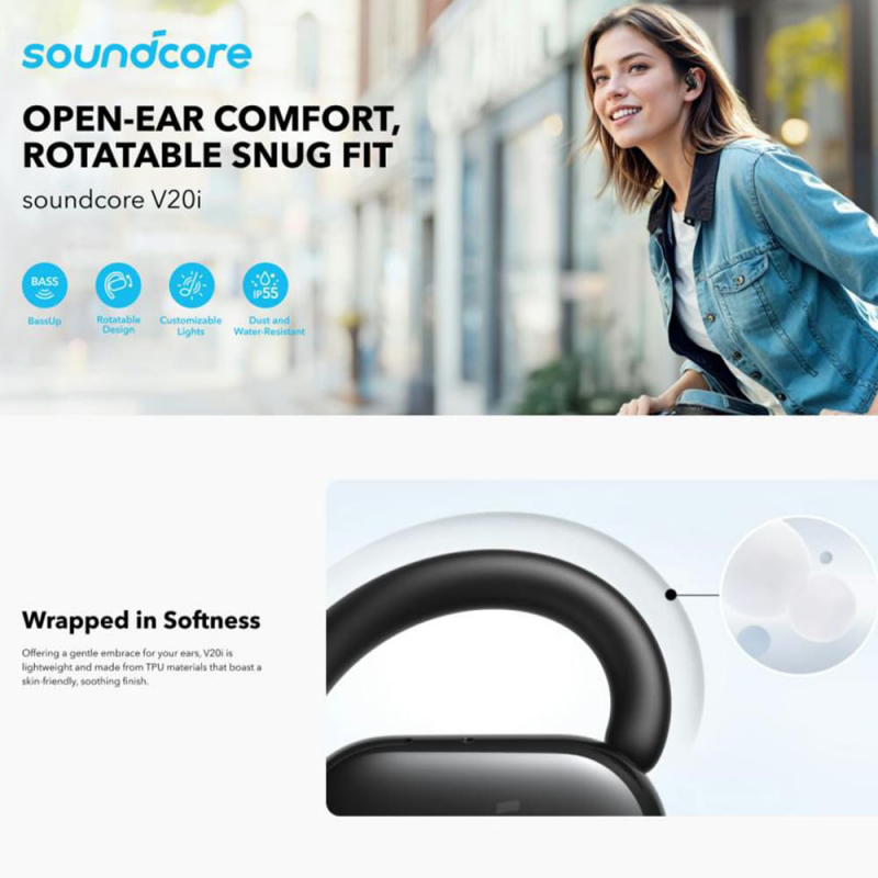 Anker SoundCore V20i, Fehér A3876G21-2