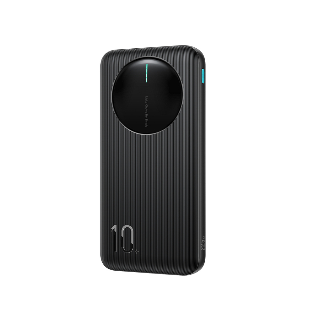 Joyroom JR-PBF12 Pro Powerbank 22,5W 10000mAh Digitális Kijelzővel 2x USB-A 1x USB-C - Fekete-0
