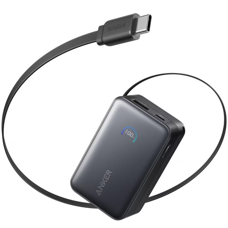 Anker Nano Powerbank, 10000mAh, 45W, QC + PD, Fekete A1638H11-0