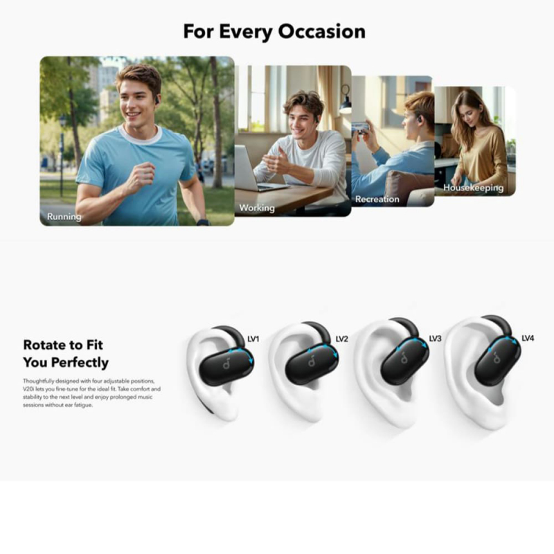 Anker SoundCore V20i, Fehér A3876G21-1