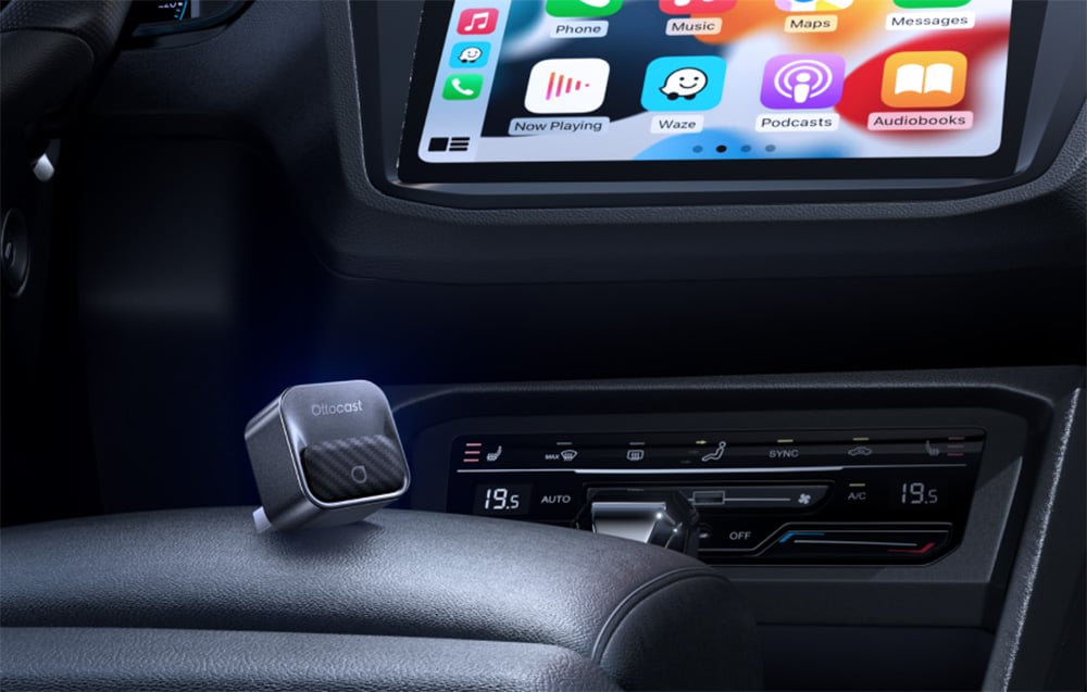 Ottocast CA525-T3 vezeték nélküli CarPlay és Android Auto adapter-3