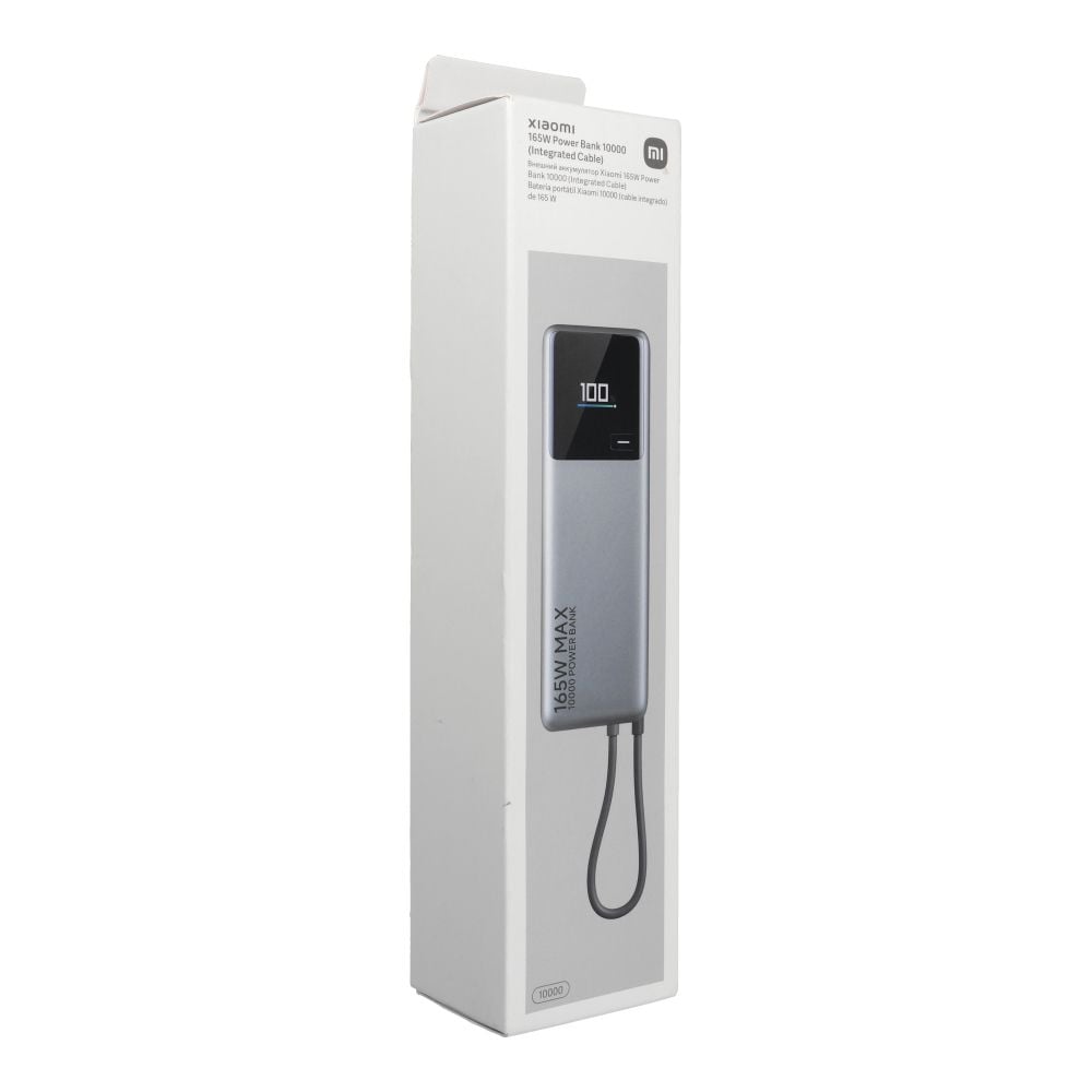 Powerbank Xiaomi, 10000mAh, 165W, PD, Szürke (PB1165MI) gyári-4