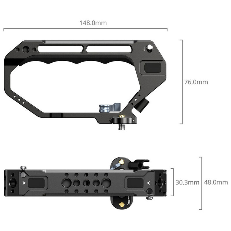 Smallrig 5661 D-Style Top Handle with NATO Clamp-1