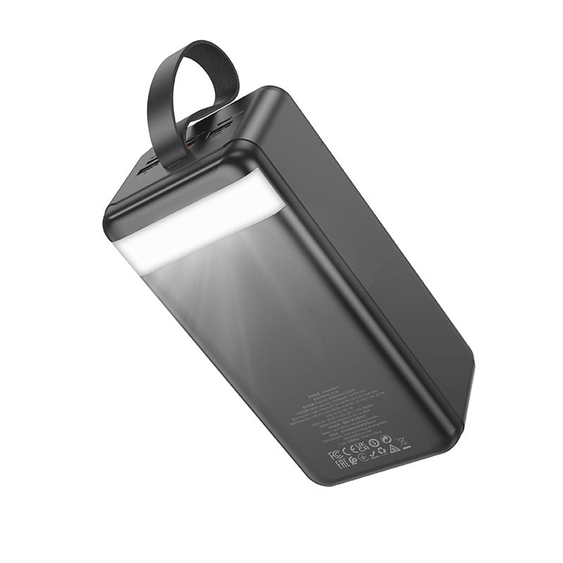 Hoco J123C 60000 mAh QC PD 3A 22,5W powerbank fekete-1