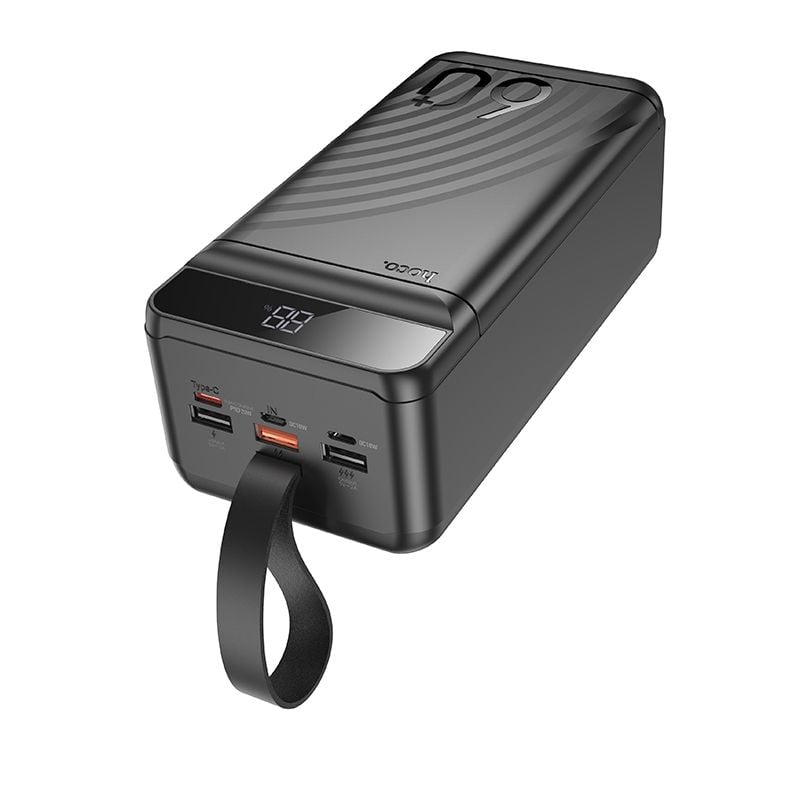 Hoco J123C 60000 mAh QC PD 3A 22,5W powerbank fekete-2