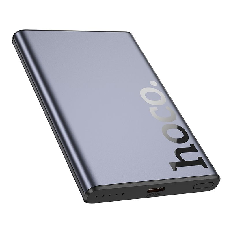 Hoco Q32 MagSafe-kompatibilis 5000 mAh QC PD 20W powerbank, fém szürke-1