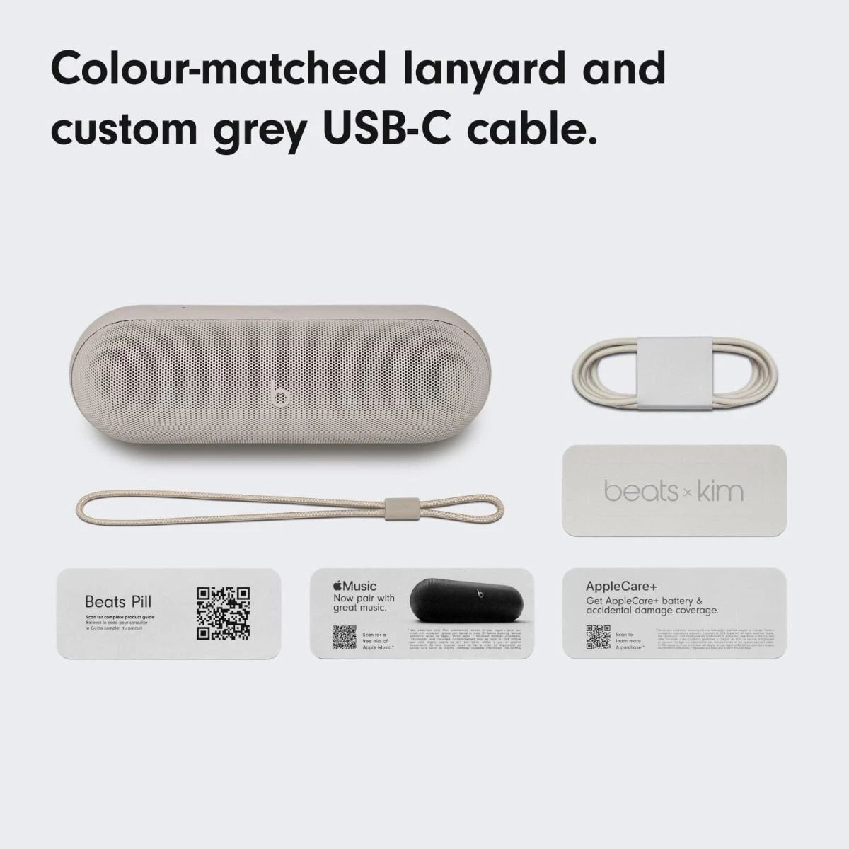 Bluetooth Hangszóró Beats Pill Kim Kardashian Edition, Világosszürke MAX24ZM/A-2