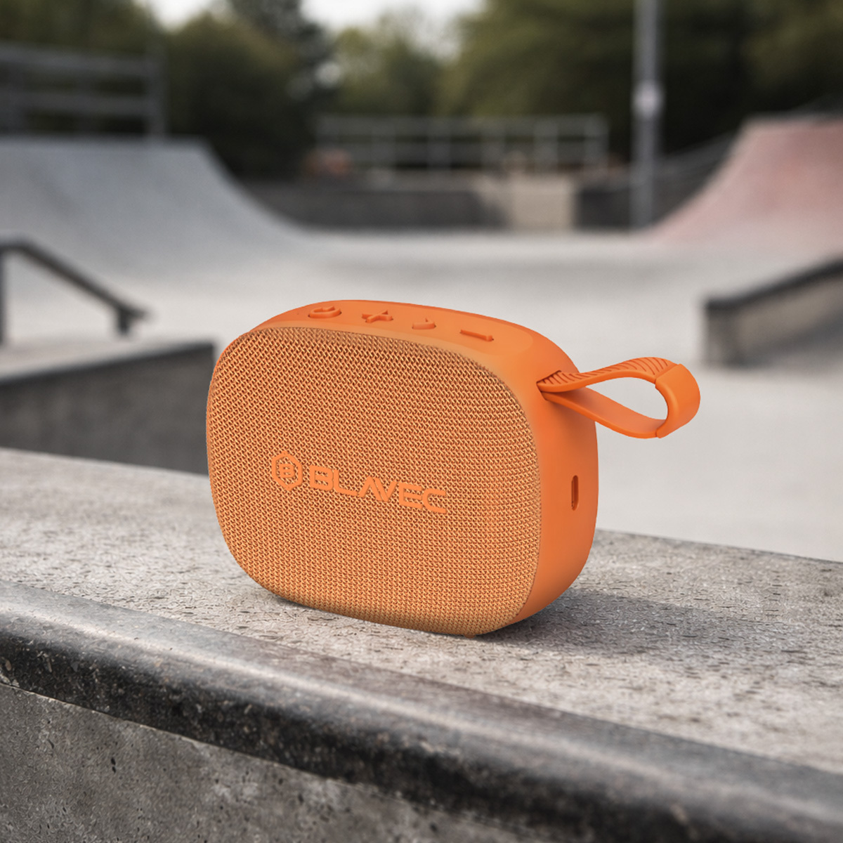 Blavec hordozható Bluetooth hangszóró TWS WS-06 Go Play - 6W (WS06-O) kozmikus narancssárga-6