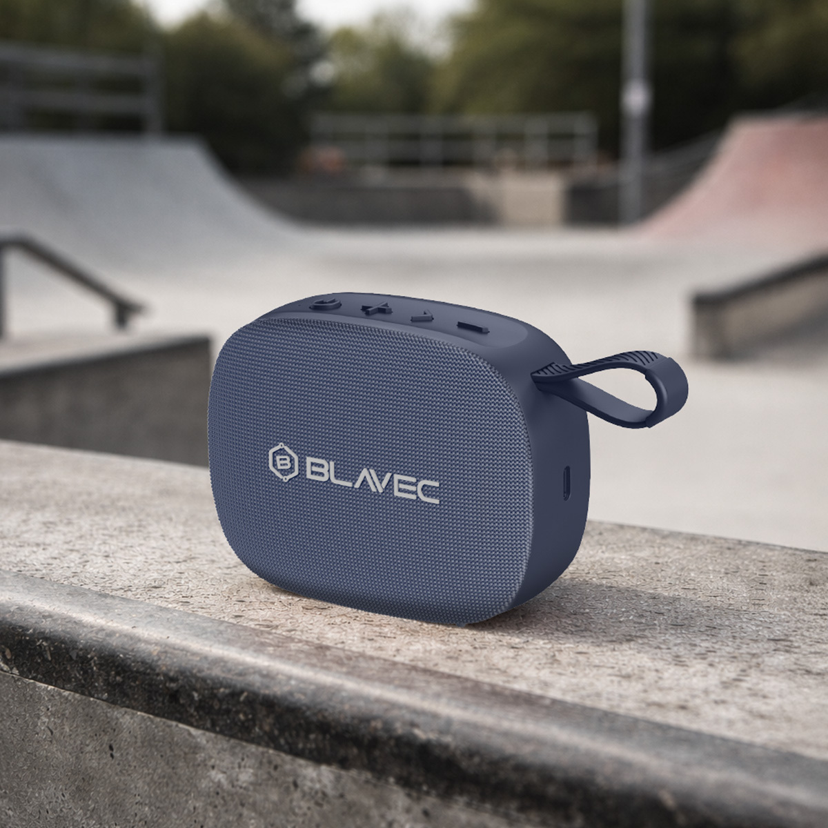 Blavec Hordozható Bluetooth Hangszóró TWS WS-06 Go Play - 6W (WS06-N) tengerészkék-6