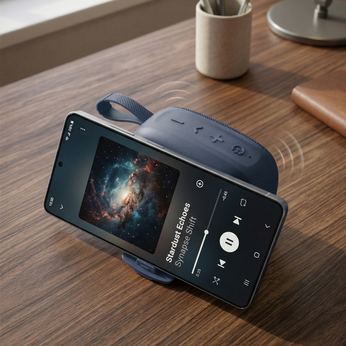 Blavec Hordozható Bluetooth Hangszóró TWS WS-06 Go Play - 6W (WS06-N) tengerészkék-3