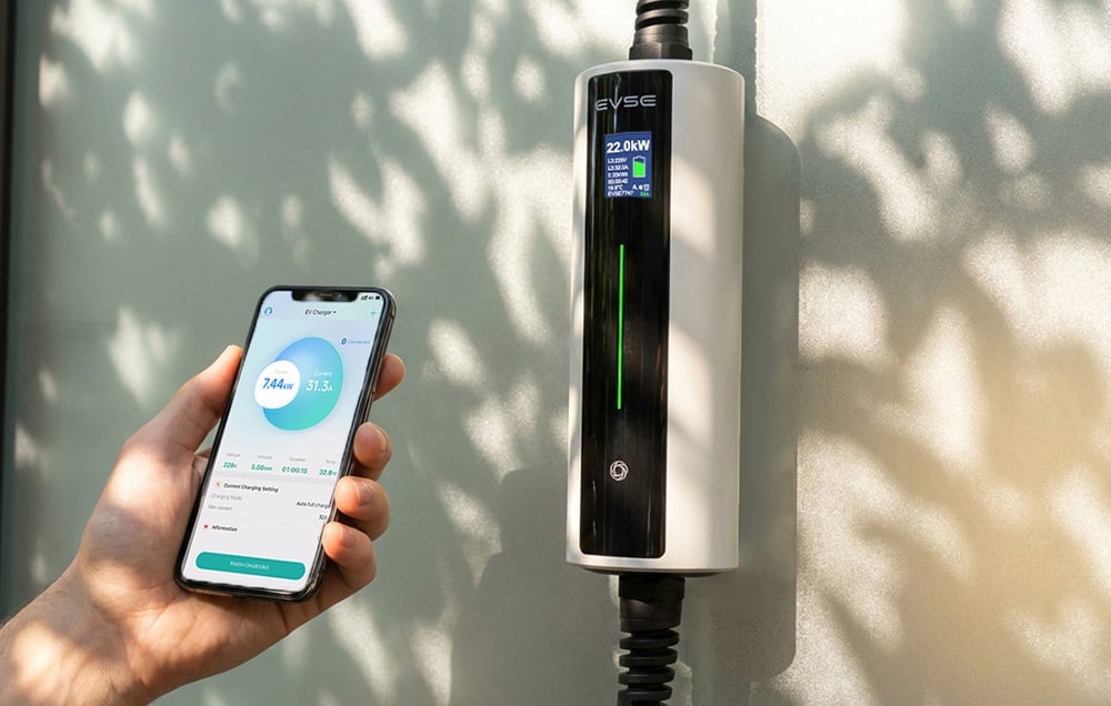 Besen BN70-BC-22KW-APP fali elektromosautó-töltő TYPE-2-1