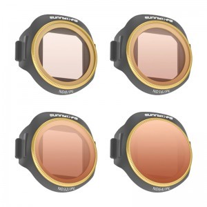 Sunnylife 4db ND8/PL + ND16/PL + ND32/PL + ND64/PL Lencseszűrő Készlet MINI 5 Pro-hoz