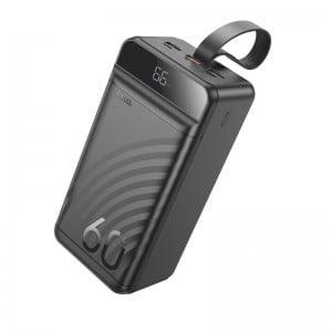 Hoco J123C 60000 mAh QC PD 3A 22,5W powerbank fekete