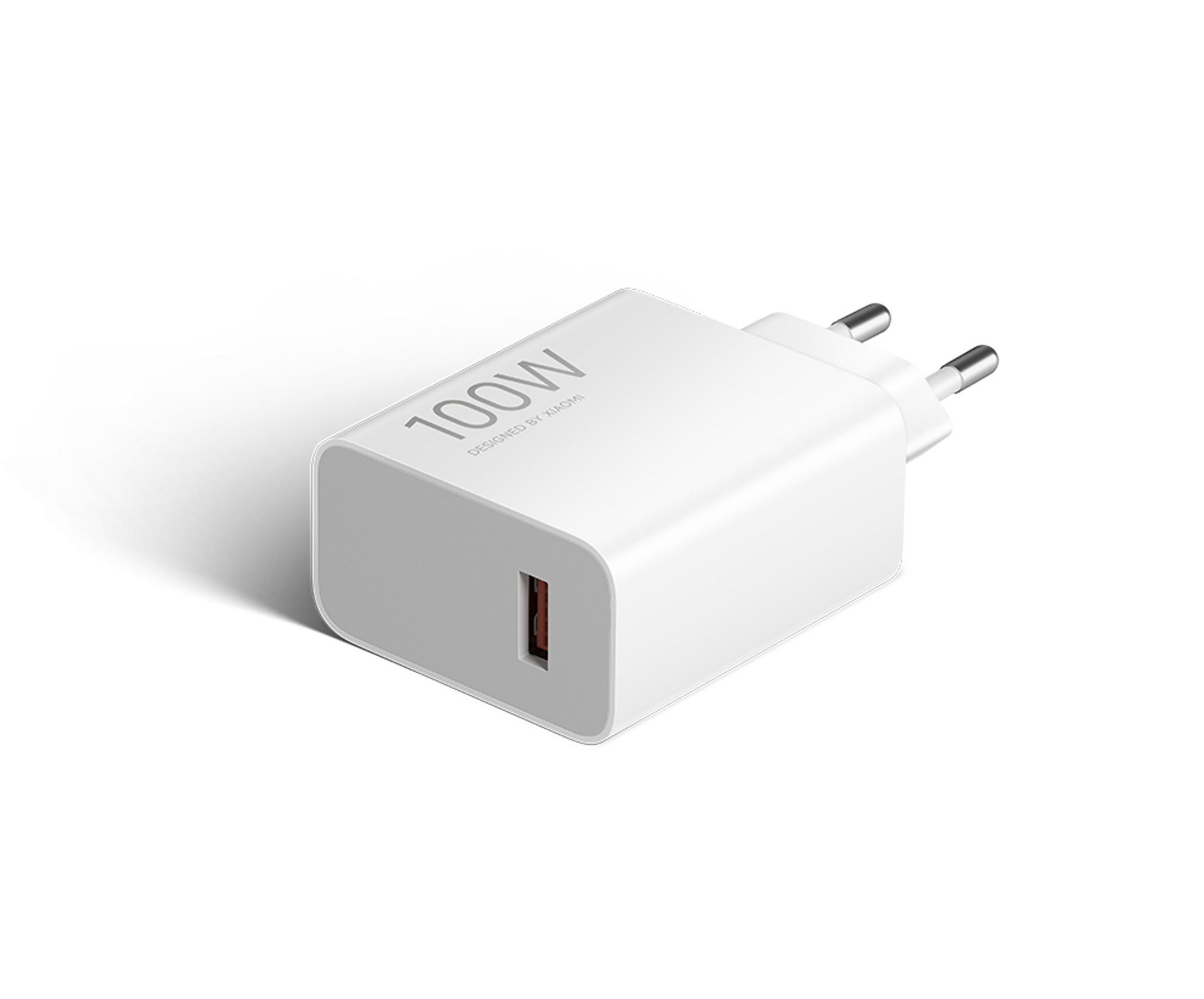 Xiaomi MDY-19-ER USB-A 100W Utazó töltő + Adatkábel 6A USB-C Fehér-3