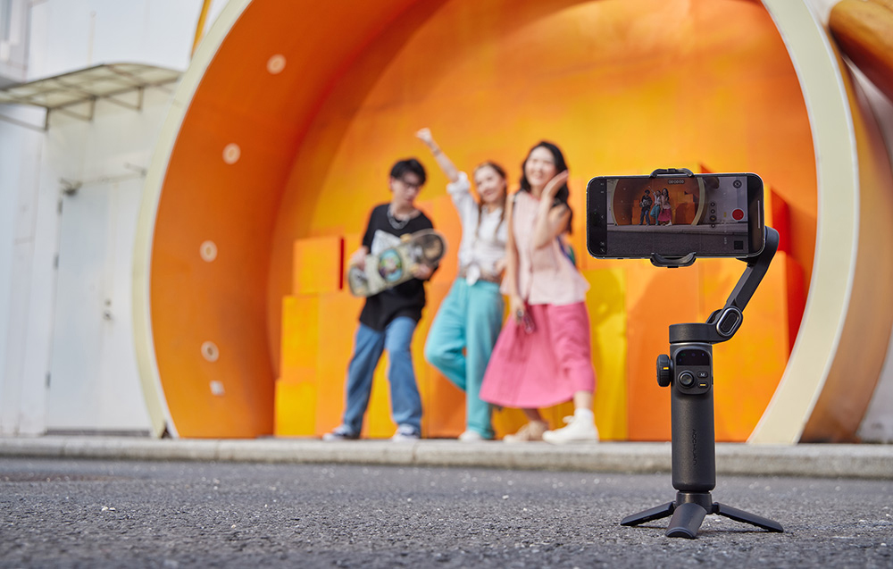 Gimbal AOCHUAN X2 RGB (fekete)-1