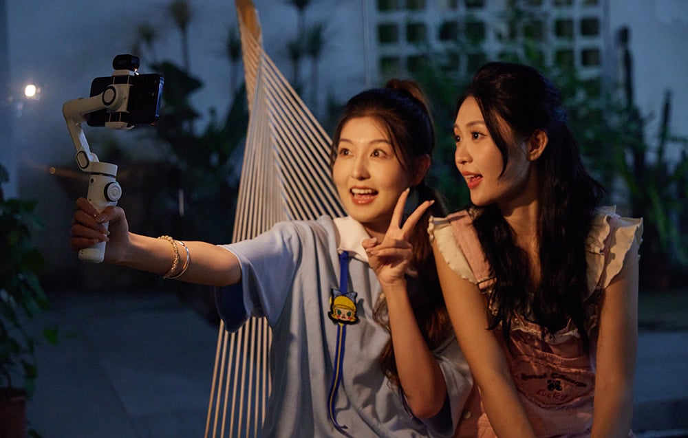 AOCHUAN X2 RGB (fehér) gimbal-4