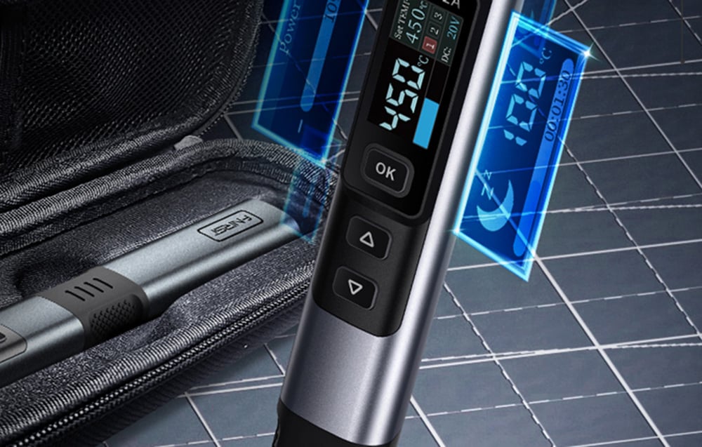 FNIRSI 100 W-os intelligens forrasztópáka HS-02B-8