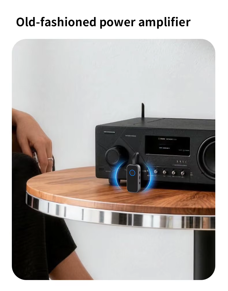 M2 2 az 1-ben Bluetooth 6.0 audio adapter vevő és adó autóhoz, TV-hez és fejhallgatóhoz-2
