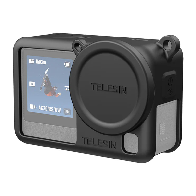 Telesin szilikon védőtok DJI Osmo Action 6 (fekete) tok-0