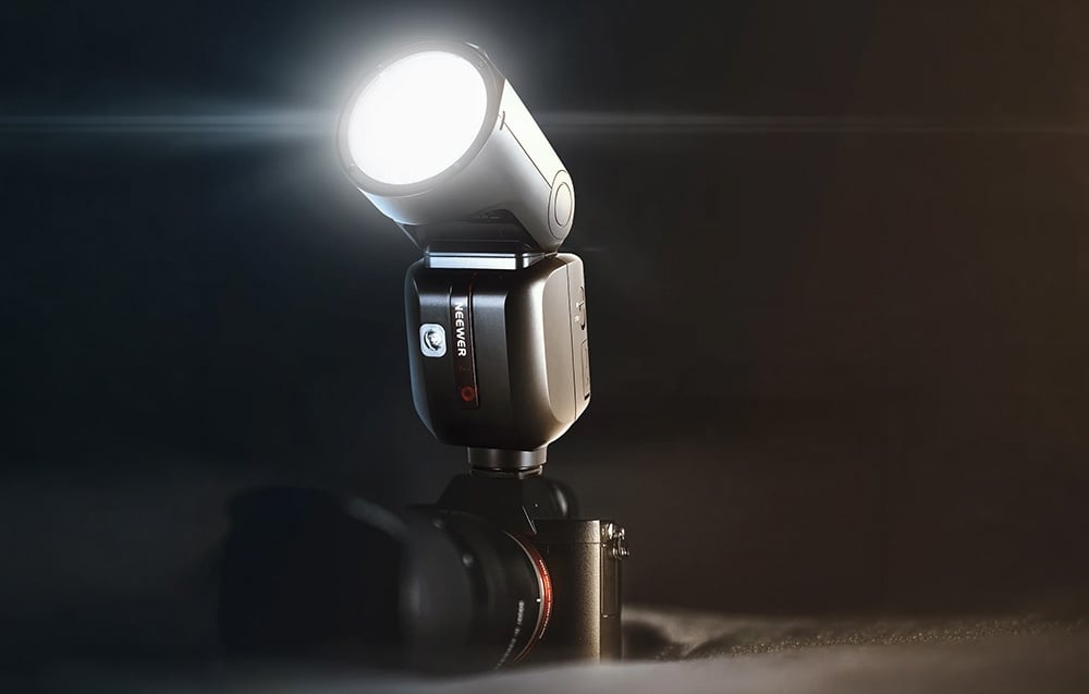 NEEWER Z2PRO-S TTL kerek fej vakufény Sony fényképezőgépekhez-3