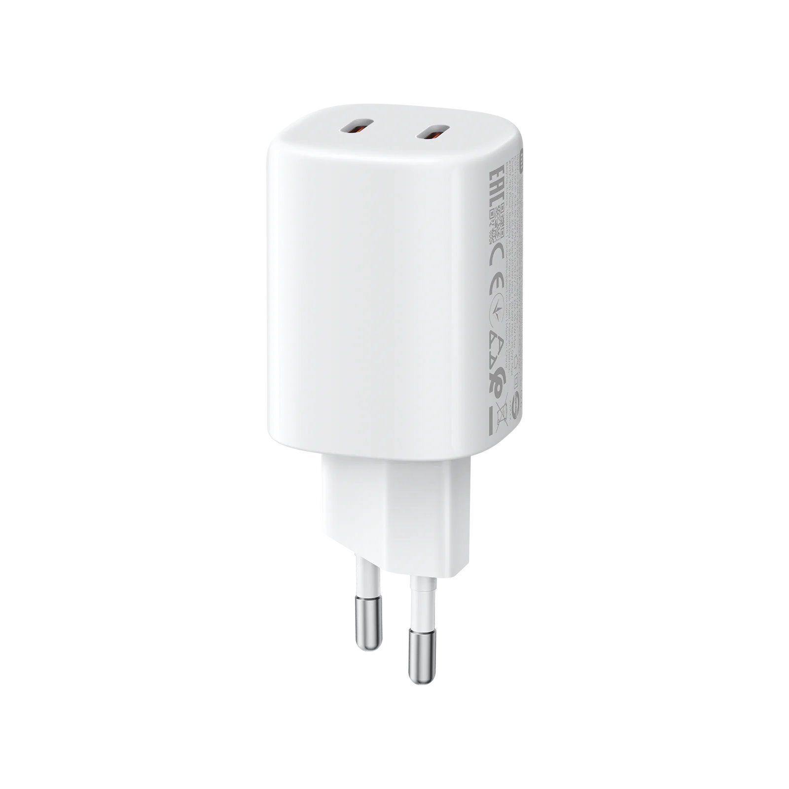 Xiaomi MDY-19-EG 2xUSB-C 45W Nano Turbo hálózati töltő adapter Fehér-2