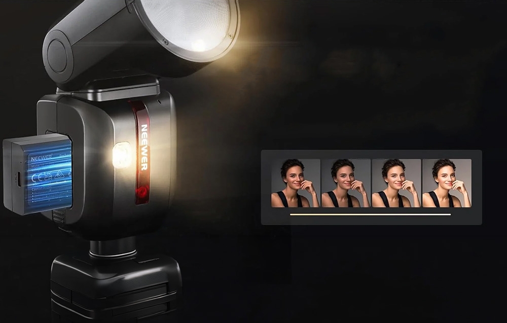 Neewer Z2-C TTL KEREK FEJŰ SPEEDLITE VAKUFÉNY Canonhoz-5