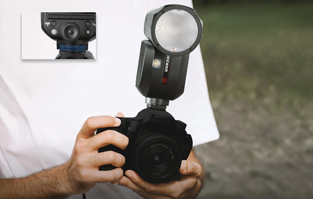 Neewer Z2-N TTL körfejes vaku Nikonhoz-5