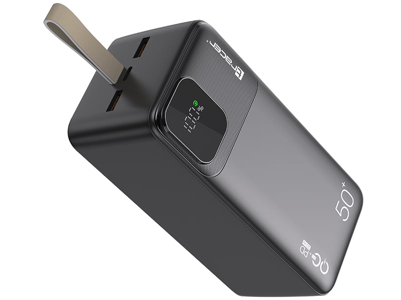 Tracer 47825 Prime-V5 50000mAh QC22.5W+PD20W Powerbank, fekete-2