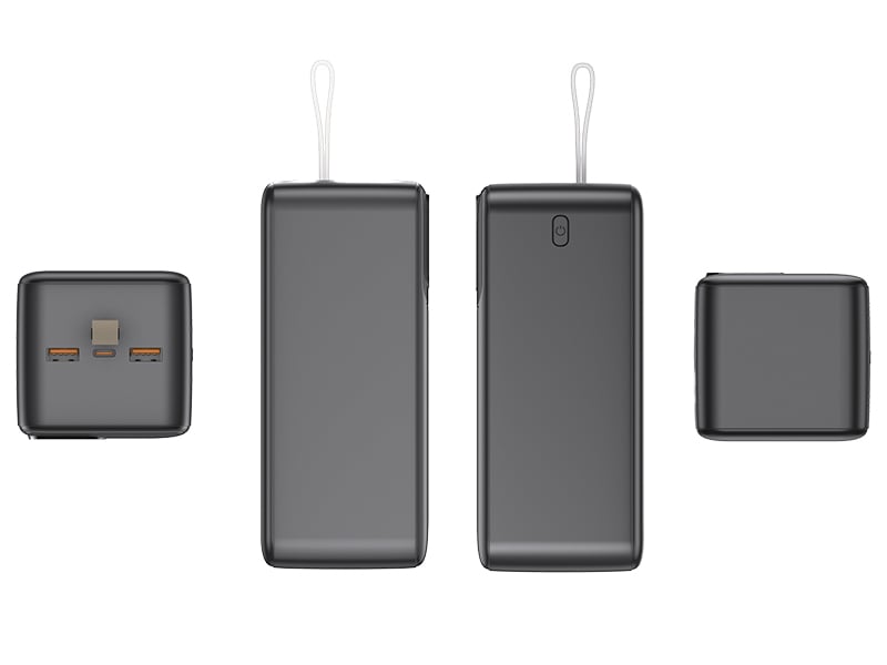 Tracer 47825 Prime-V5 50000mAh QC22.5W+PD20W Powerbank, fekete-3