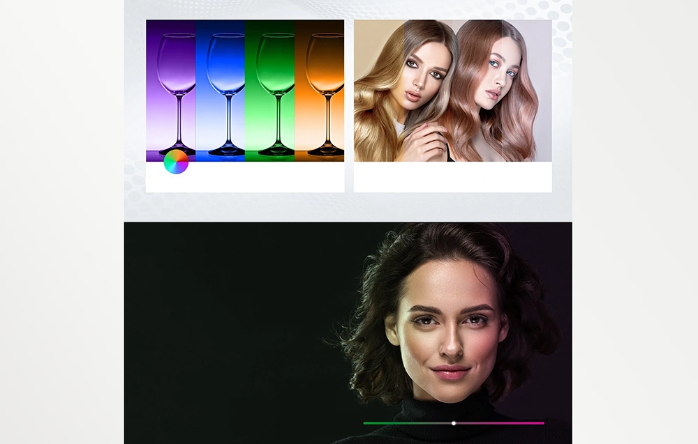 2 db-os NEEWER RGB1200 60W V4 LED-lámpa szett-3