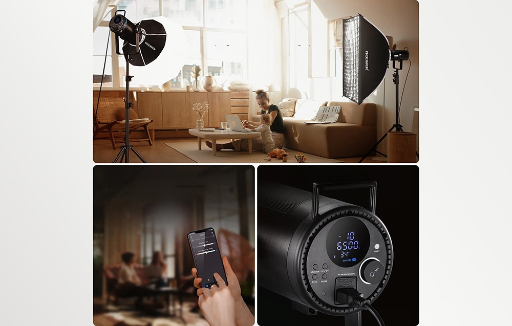 Neewer CB300B Kétszínű LED lámpa videólámpa-4