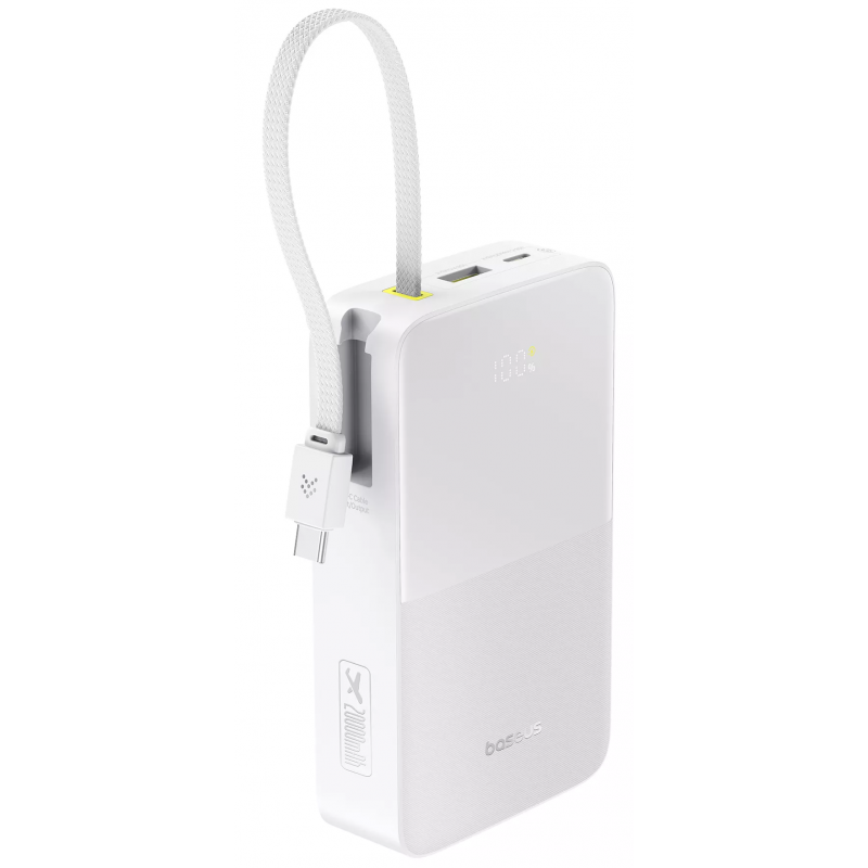 Powerbank Baseus EnerFill Bipow2 Pro, 20000mAh, 22.5W, QC + PD, Fehér E0027700-1