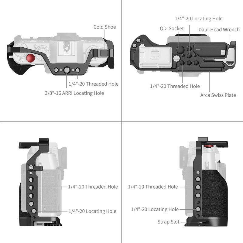 SmallRig 5662 kamerakeret Fujifilm X-T30 / X-T30 II / X-T30 III fényképezőgépekhez-1