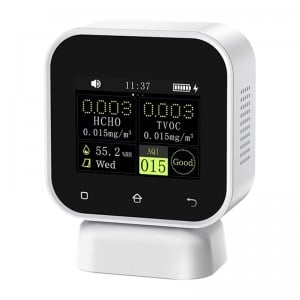 FNIRSI 4-IN-1 Indoor Air Quality Monitor Touchscreen Formaldehyde Detector SFD-02