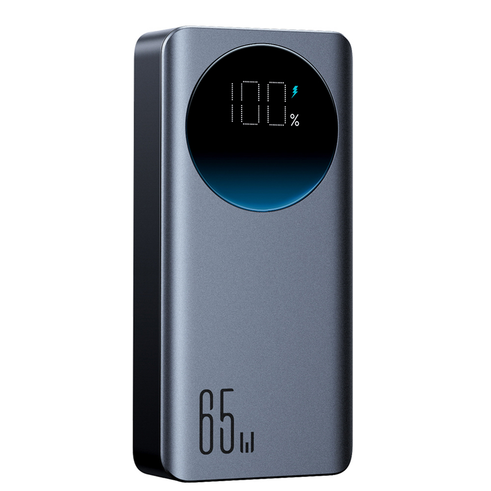 Joyroom JR-PBF05 Pro 30000mAh 65W Powerbank digitális kijelzővel, 2x USB-C, 1x USB-A - Fekete-0