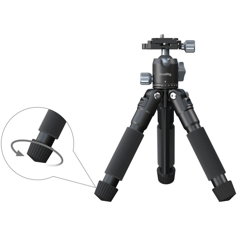 SmallRig 5470 VT-20Pro hordozható asztali háromlábú állvány-3